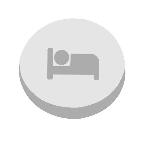 Locked path icon for a rest day, shown in gray.