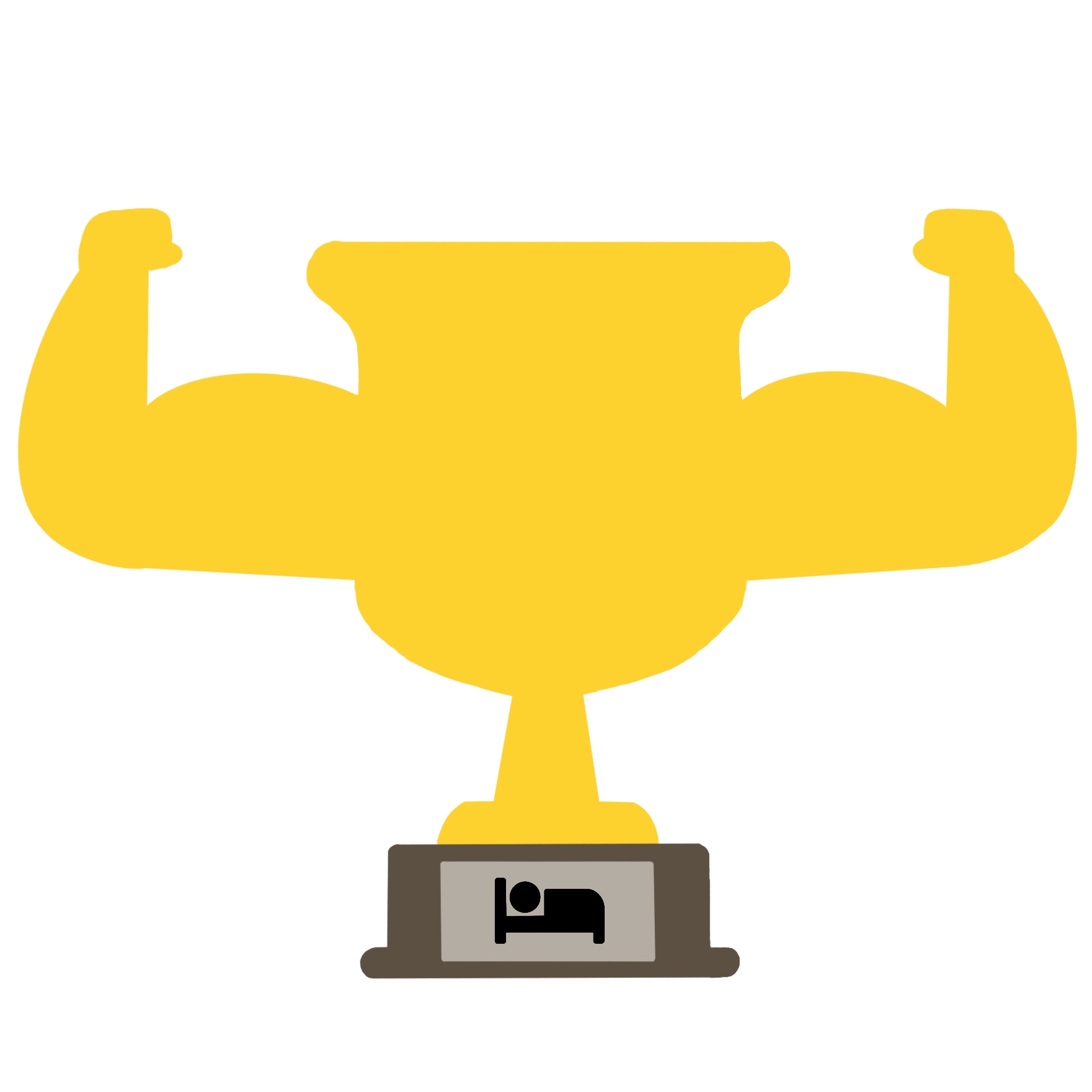 Rest day milestone trophy.